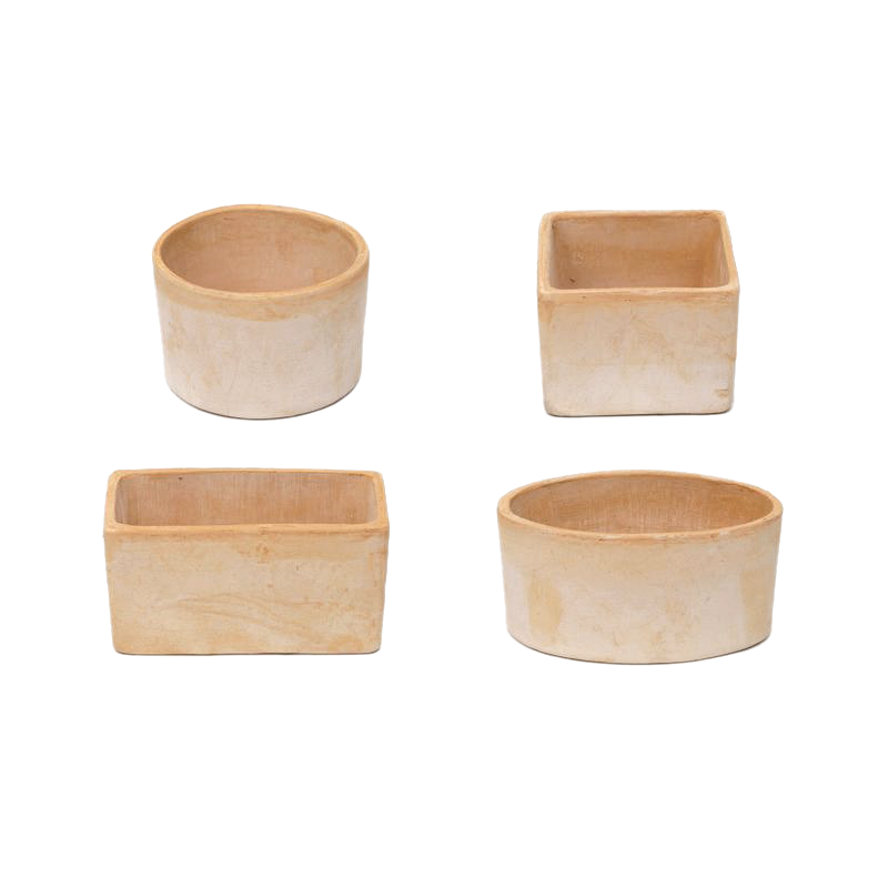 Baby Pot Geometrico Terracotta Oasi Contemporanea | Degrea: Produzione di vasi in terracotta