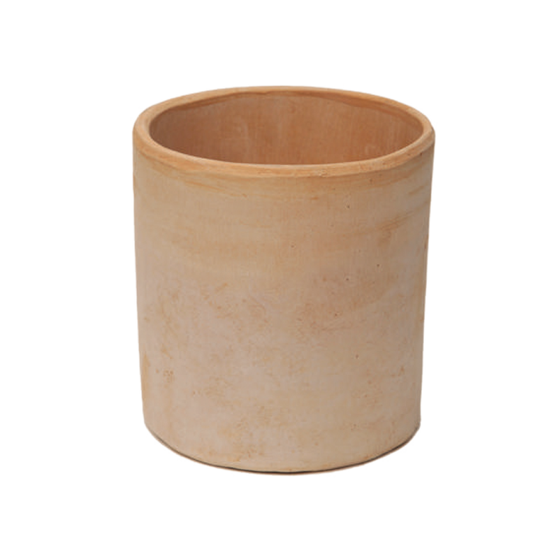 Cilindro Liscio Basso Terracotta Oasi Contemporanea | Degrea: Produzione di vasi in terracotta