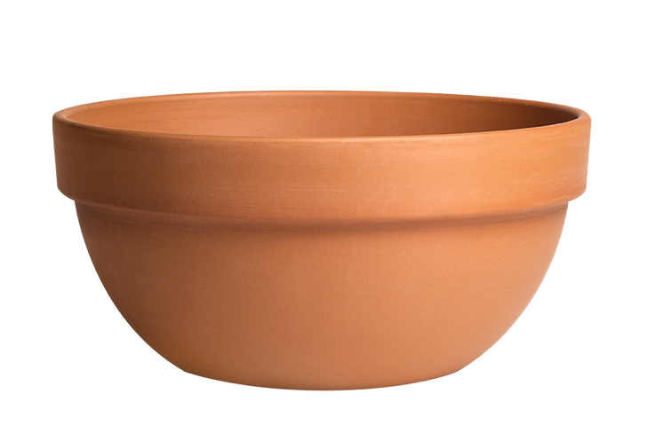 Ciotola Bis Terracotta Classica | Degrea: Produzione di vasi in terracotta
