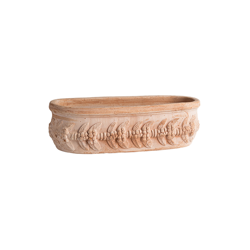 Cassetta Cordonata Terracotta Oasi Classica | Degrea: Produzione di vasi in terracotta