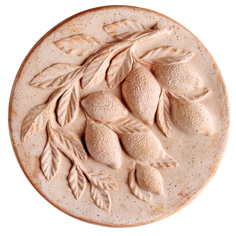 Medaglione Inverno Terracotta Oasi | Degrea: Produzione di vasi in terracotta