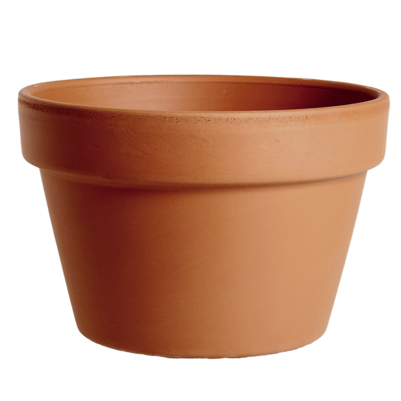 Mezzo Vaso Terracotta Classica | Degrea: Produzione di vasi in terracotta