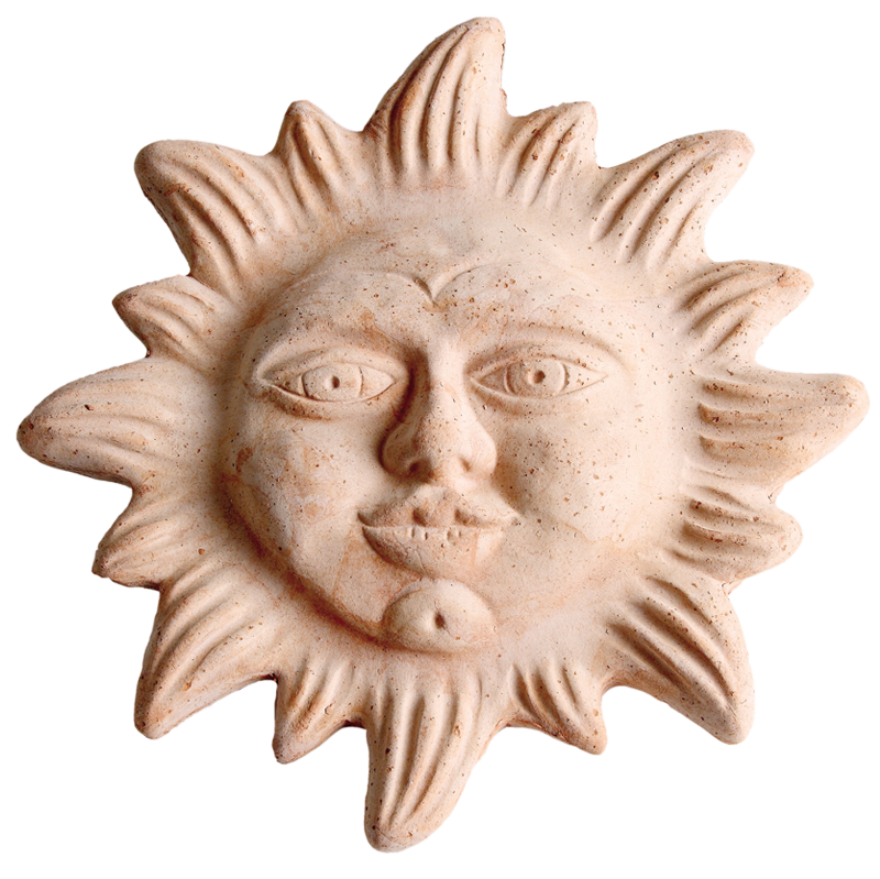 Sole A Raggi Terracotta Oasi | Degrea: Produzione di vasi in terracotta