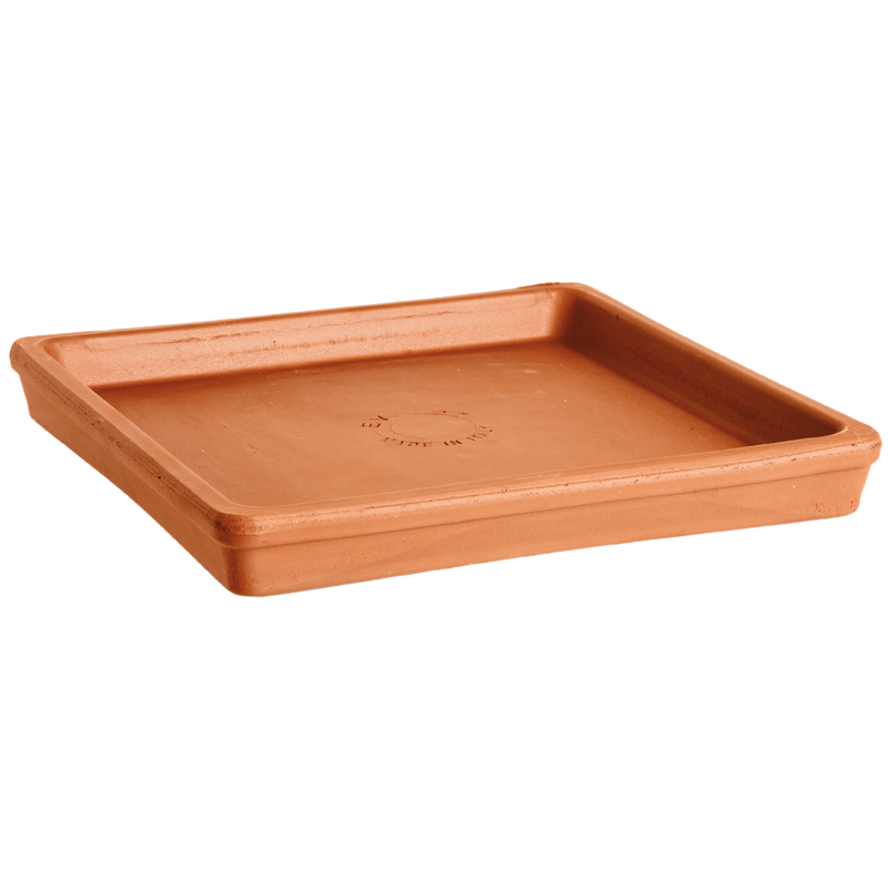 Sottovaso Quadro Terracotta Classica | Degrea: Produzione di vasi in terracotta