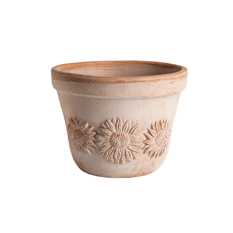 Vaso Sole Terraccotta Oasi Classica | Degrea: Produzione di vasi in terracotta