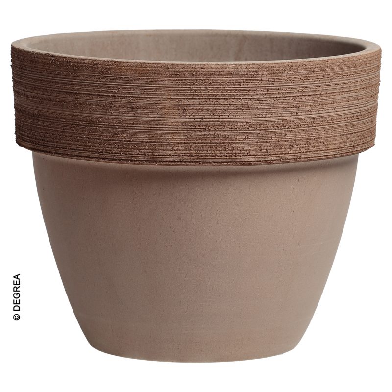 Vaso Palladio Graffiato in Terracotta —